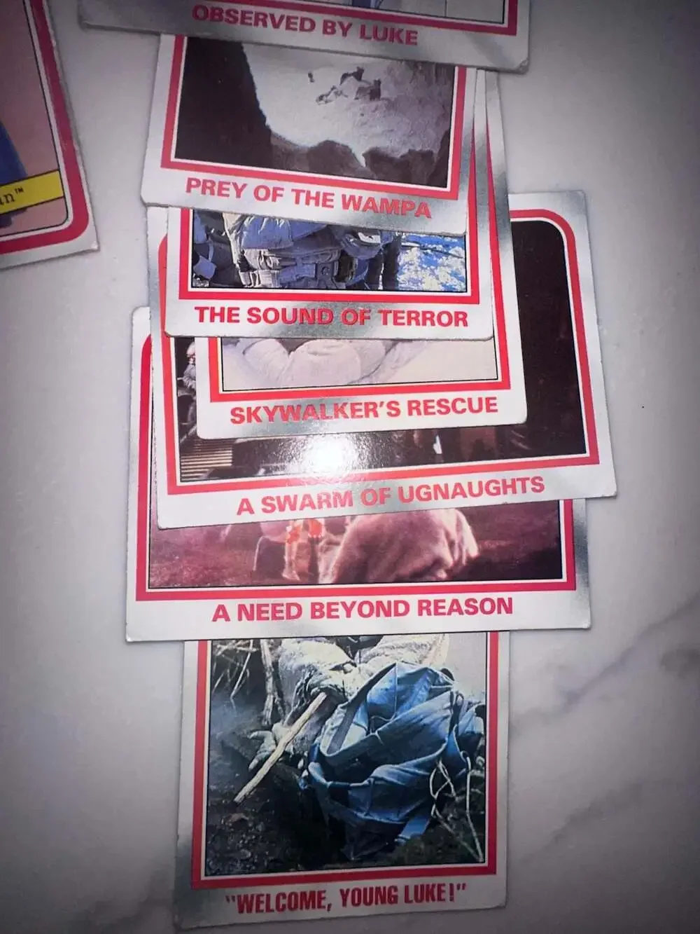1980 Topps Star Wars The Empire Strikes Back ~144 Trading Card Collection